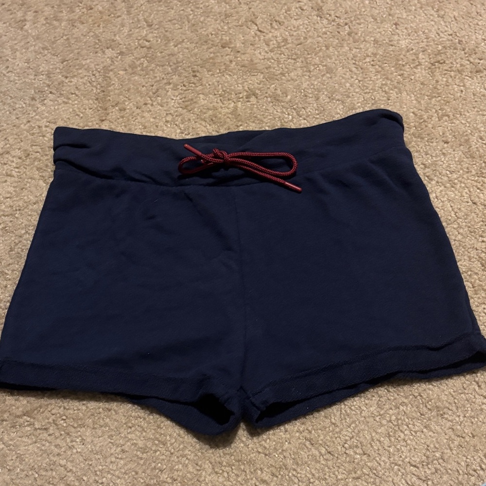 Fila Women's Athletic Shorts in Navy with Red Accent